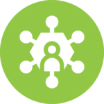 CRM icon representing customer relationship management in a unified tech stack for B2B SaaS and IT services.