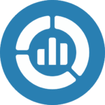 Data visualization icon representing analytics and performance metrics, relevant to Bikki Marketing's tech stack for B2B SaaS and IT services.