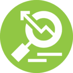 SEO growth icon representing analytics and performance tracking for B2B SaaS and IT services.